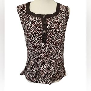 New York & Company Sleeveless Square Neckline Blouse Women's Size Small NWOT